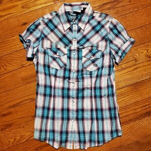 Harley Davidson Button-Down Shirt | Color: Blue | Size: S | RRR Apparel